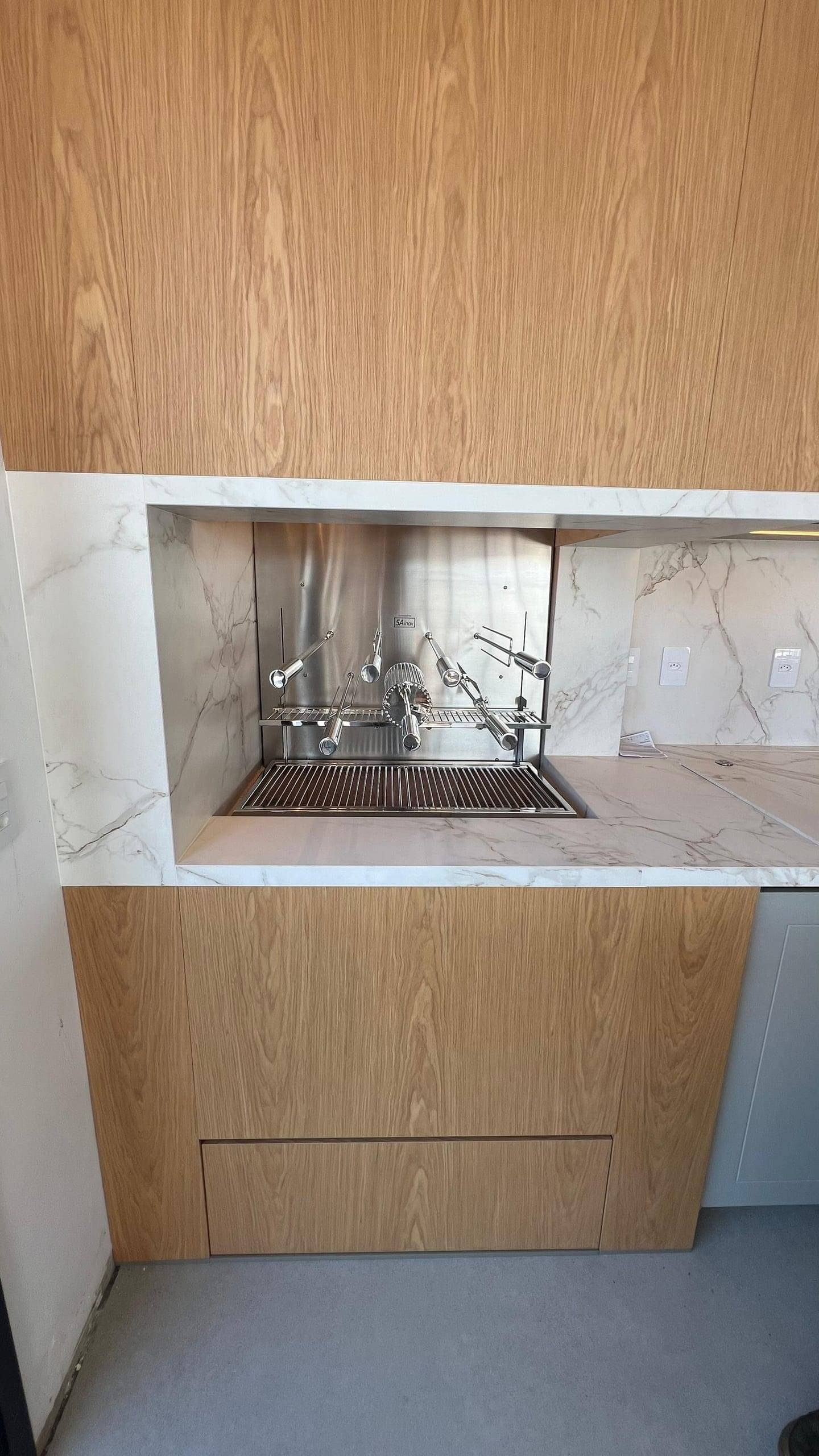 Projeto entregue: área gourmet com churrasqueira 5A Inox, foto 5