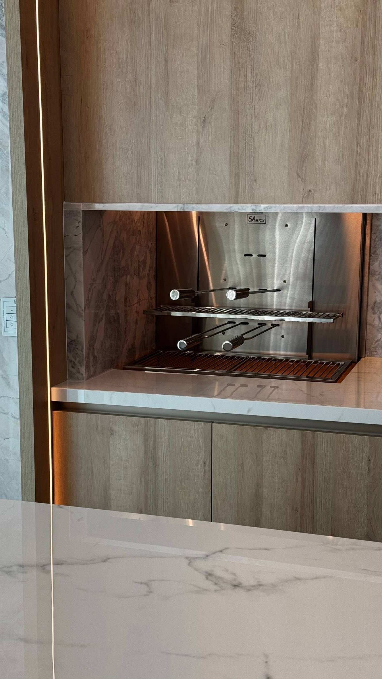 Projeto entregue: área gourmet com churrasqueira 5A Inox, foto 7