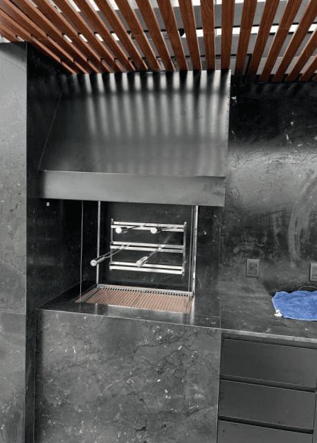 Projeto entregue: área gourmet com churrasqueira 5A Inox, foto 22